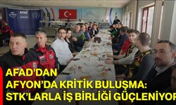 AFAD’dan Afyon’da Kritik Buluşma: STK’larla İş Birliği Güçleniyor