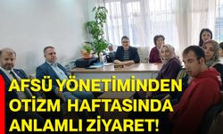 AFSÜ Yönetiminden Otizm Haftasında Anlamlı Ziyaret!