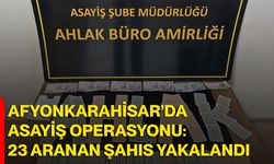 Afyonkarahisar’da Asayiş Operasyonu: 23 Aranan Şahıs Yakalandı