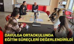 Davulga Ortaokulunda Eğitim Süreçleri Değerlendirildi