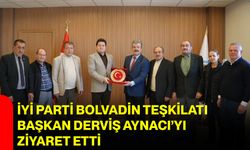 İYİ Parti Bolvadin Teşkilatı, Başkan Derviş Aynacı’yı Ziyaret Etti