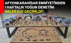 Afyonkarahisar Emniyetinden 1 Haftalık Yoğun Denetim: Neler Ele Geçirildi?