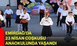 Emirdağ’da 23 Nisan Coşkusu Anaokulunda Yaşandı