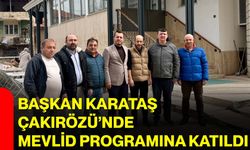 Başkan Karataş, Çakırözü’nde Mevlid Programına Katıldı