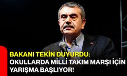 Bakanı Tekin Duyurdu: Okullarda Milli Takım Marşı İçin Yarışma Başlıyor!