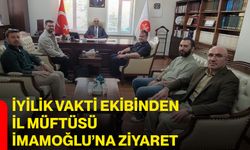 İyilik Vakti Ekibinden İl Müftüsü İmamoğlu’na Ziyaret