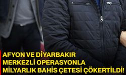 Afyon Ve Diyarbakır Merkezli Operasyonla Milyarlık Bahis Çetesi Çökertildi!