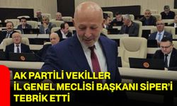 AK Partili Vekiller, İl Genel Meclisi Başkanı Siper’i Tebrik Etti