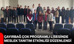 Çayırbağ Çok Programlı Lisesinde Meslek Tanıtım Etkinliği Düzenlendi