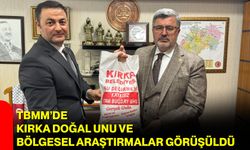 TBMM’de Kırka Doğal Unu ve Bölgesel Araştırmalar Görüşüldü