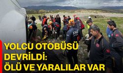 Yolcu Otobüsü Devrildi: 1 Ölü, 13 Yaralı