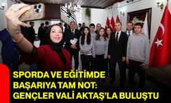 Sporda ve Eğitimde Başarıya Tam Not: Gençler Vali Aktaş’la Buluştu