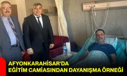 Afyonkarahisar’da Eğitim Camiasından Dayanışma Örneği