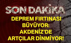 Deprem Fırtınası Büyüyor: Akdeniz’de Artçılar Dinmiyor!