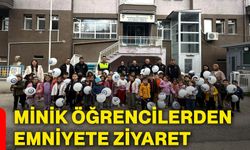Minik öğrencilerden emniyete ziyaret