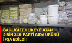 Sağlığı Tehlikeye Atan 2 Bin 345 Parti Gıda Ürünü İfşa Edildi