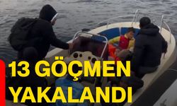 13 Göçmen Yakalandı