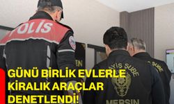 Günü birlik evlerle kiralık araçlar denetlendi!