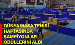 Dünya Masa Tenisi Haftasında Şampiyonlar Ödüllerini Aldı
