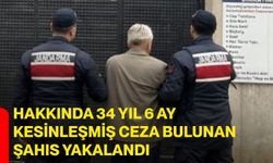 Hakkında 34 Yıl 6 Ay Kesinleşmiş Ceza Bulunan Şahıs Yakalandı