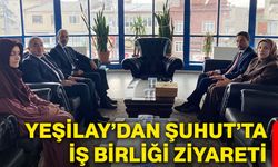 Yeşilay’dan Şuhut’ta iş birliği ziyareti