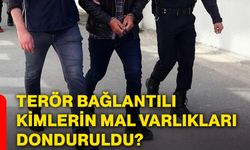 Terör bağlantılı kimlerin mal varlıkları donduruldu?