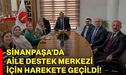 Sinanpaşa’da Aile Destek Merkezi için harekete geçildi!