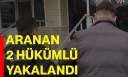 Aranan 2 hükümlü yakalandı