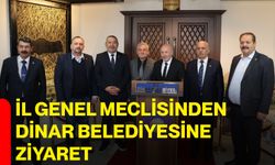 İl Genel Meclisinden Dinar Belediyesine Ziyaret