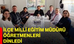 İlçe Milli Eğitim Müdürü Öğretmenleri Dinledi