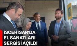 İscehisar'da el sanatları sergisi açıldı