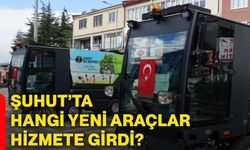 Şuhut’ta hangi yeni araçlar hizmete girdi?
