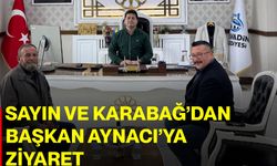 Bekir Sayın ve Serkan Karabağ’dan Başkan Aynacı’ya Ziyaret