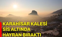 Karahisar Kalesi Sis Altında Hayran Bıraktı