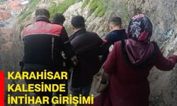 Karahisar Kalesi’nde İntihar Girişimi