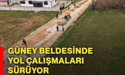 Güney Beldesinde yol çalışmaları sürüyor
