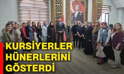 Kursiyerler hünerlerini gösterdi