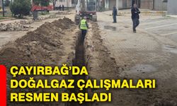 Çayırbağ’da doğalgaz çalışmaları resmen başladı