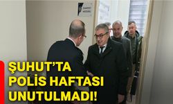 Şuhut’ta Polis Haftası unutulmadı!