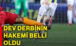Dev derbinin hakemi belli oldu