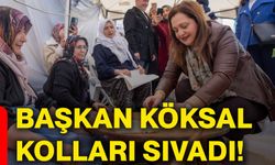 Başkan Köksal kolları sıvadı!