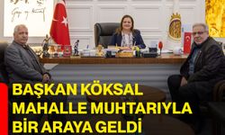Başkan Köksal Mahalle Muhtarıyla Bir Araya Geldi