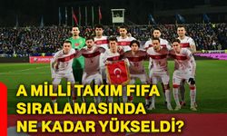 A Milli Takım FIFA sıralamasında ne kadar yükseldi?