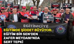 Eğitimde şiddet büyüyor: Eğitim Bir Sen’den Zafer Meydanı’nda sert tepki