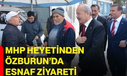 MHP heyetinden Özburun’da esnaf ziyareti