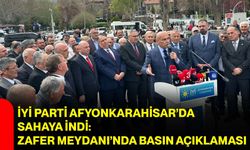 İYİ Parti Afyonkarahisar’da Sahaya İndi: Zafer Meydanı’nda Basın Açıklaması