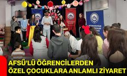 AFSÜ’lü Öğrencilerden Özel Çocuklara Anlamlı Ziyaret