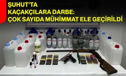 Şuhut’ta Kaçakçılara Darbe: Çok Sayıda Mühimmat Ele Geçirildi