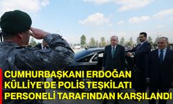Cumhurbaşkanı Erdoğan, Külliye’de Polis Teşkilatı Personeli Tarafından Karşılandı