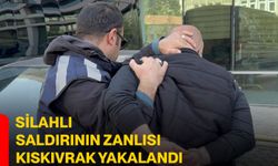 Silahlı saldırının zanlısı kıskıvrak yakalandı